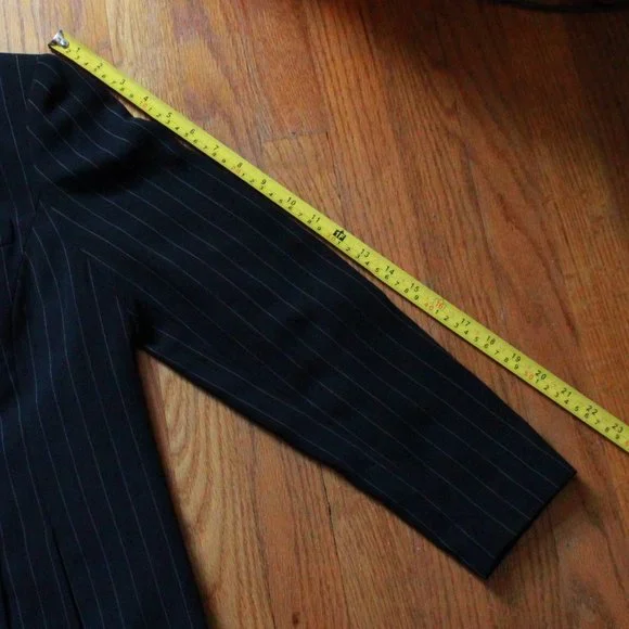 Vintage Kasper ASL Petite Pinstripe Blazer Jacket - Picture 5 of 6